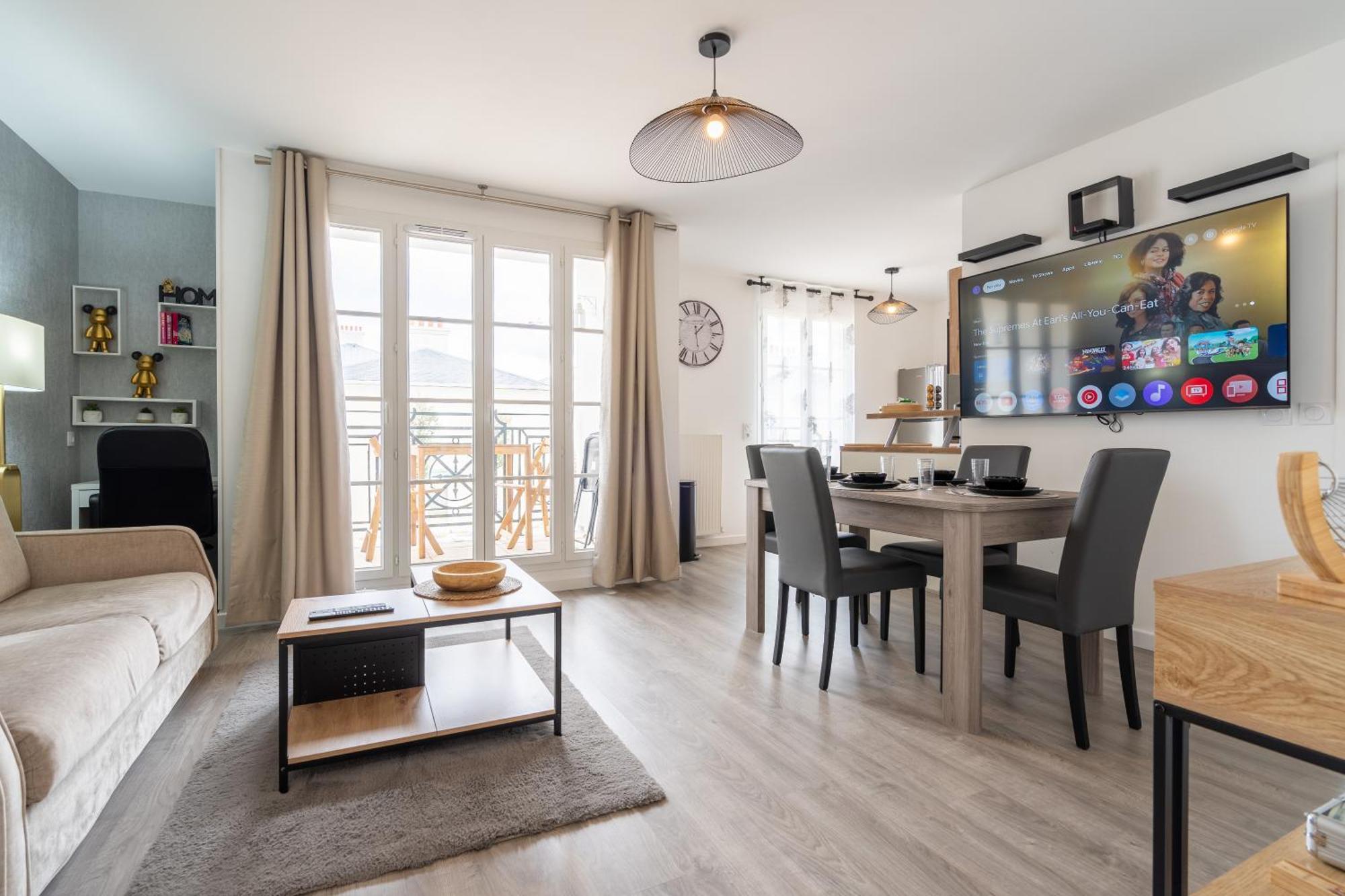 Superbe Appartement Tres Confortable Serris Buitenkant foto